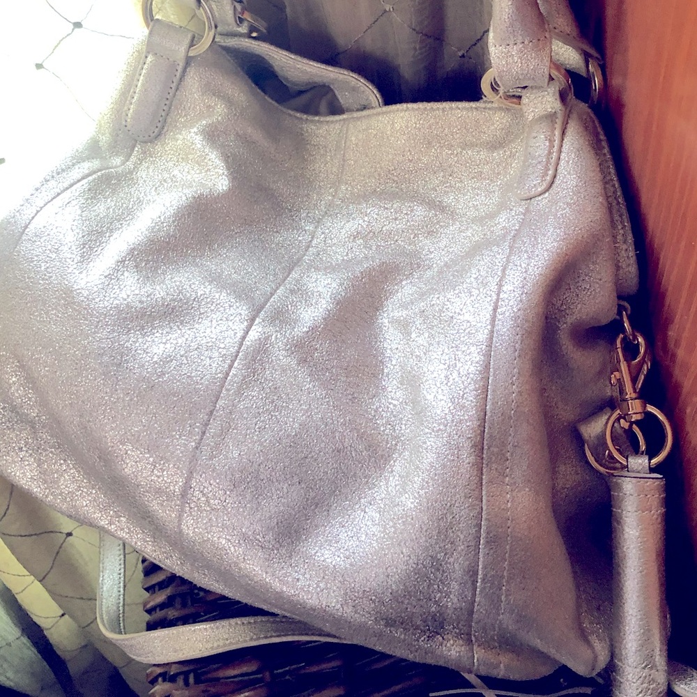 GILI silver convertible backpack